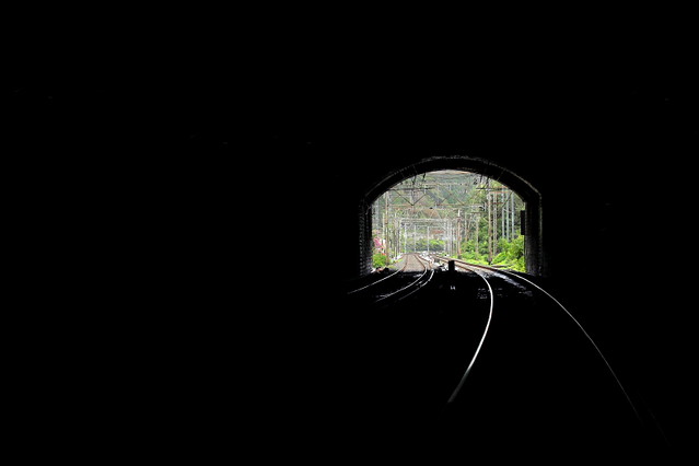 a walk, along the tracks, through the tunnels...