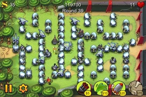 Fieldrunners for iPhone