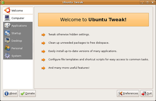 Screenshot-Ubuntu Tweak