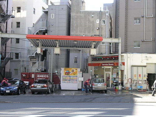 The only gas station I saw INSIDE Tokyo