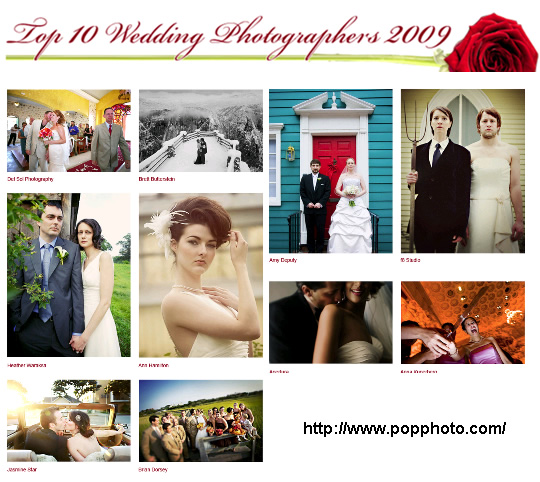 Top 10 Wedding Photographers of 2009