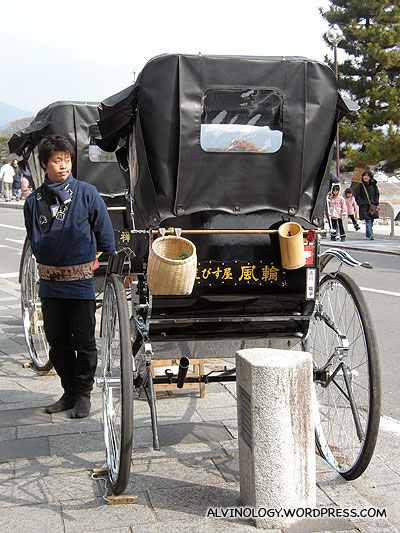 Rickshaws for hire