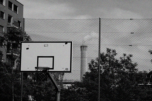  black & white basketball 7670 