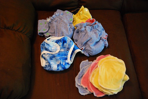 Handmade cloth diapers