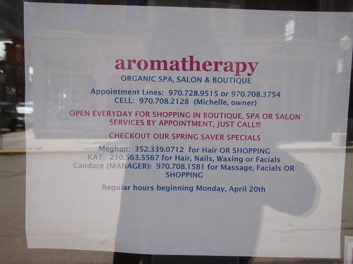 Aromatherapy Off Season Sign