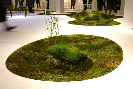 sustainable design, green design, moss planter, tokyo fiber 2009, milan furniture fair, makoto azuma, unitika, terramac, gardening, biodegradable planter