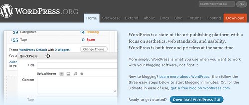 WordPress Version 2.8