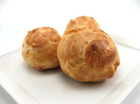 Cheddar and Gruyère Gougeres