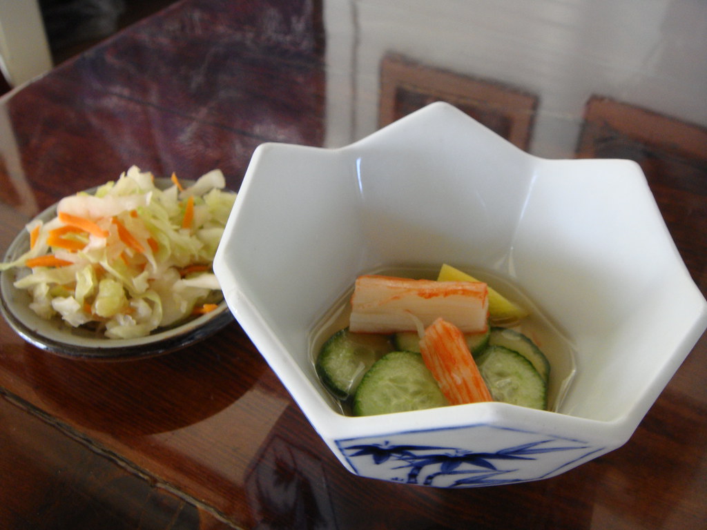 Cucumber Salad, Cabbage Pickles