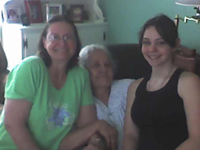Three generations - Nancy, Gloria & Grace