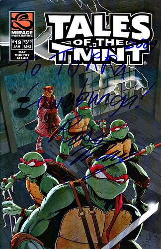 Tales of the TMNT v.2 #19 ..signed by writer Ross May (( January 2006 ))