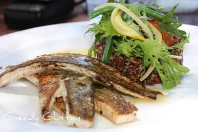 Grilled King George Whiting with Quinoa, Herb and Almond