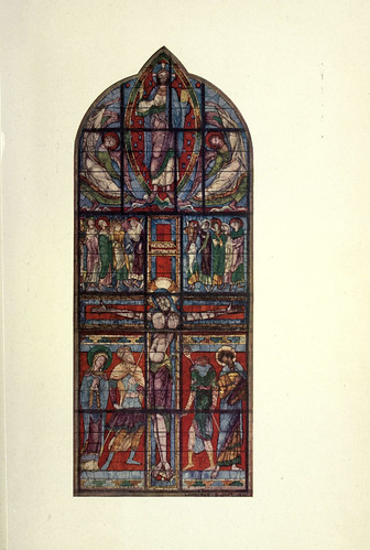 001-Parte del vitral de la crucifixcion Poitiers finales siglo XII