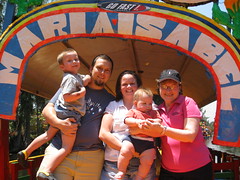 Our family and Lynn at Xochimilco