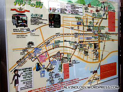 area map of Kitano