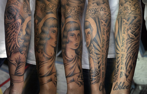girl sleeve tattoos wiccan symbols tattoos angel sleeve tattoos