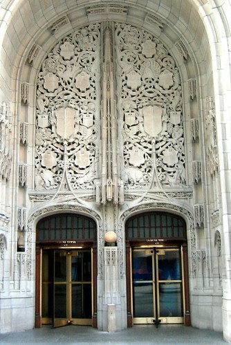 chicago tribune tower. The Tribune Tower, at 435