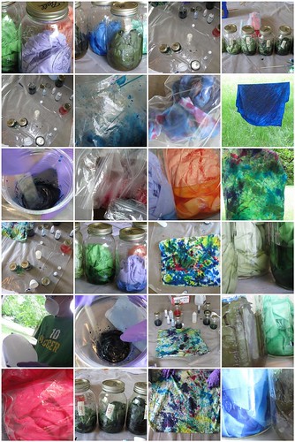 Mosaic of dyeing day #1