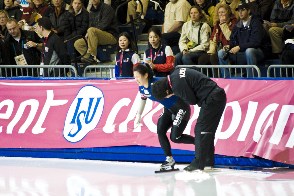 Team Korea Ladies' 500m Injury