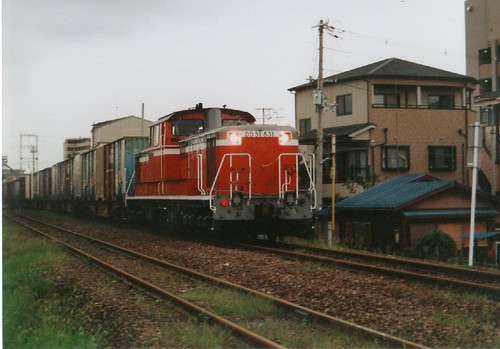 JRF DD51series in Hagusa,Higashi-Osaka,Osaka,Japan 2001/9/