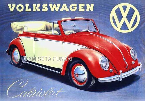 carro vintage fusca cabriolet volkswagem