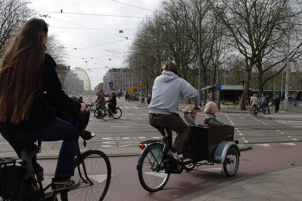 typical Amsterdam traffic
