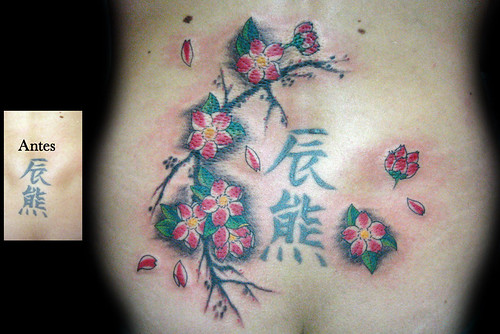 Flower,butterfly tattoos designs