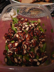 Green Bean Salad with soy-glazed almonds