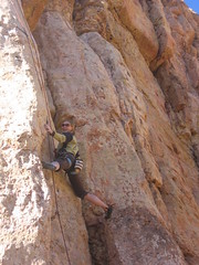 Jen Conquered the Lower Half of "Cro Magnum" (5.12 a/b)