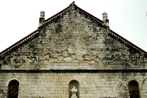 San Joaquin Church pediment