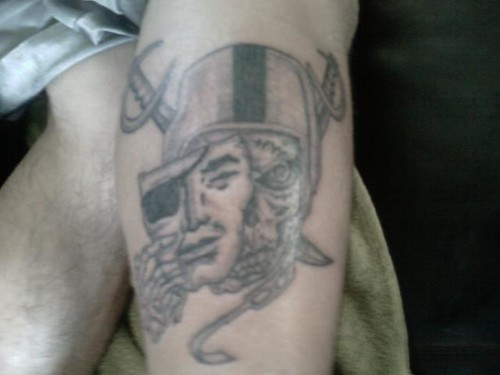 Do you know about Raiders Tattoos? In here there are many design of Raiders