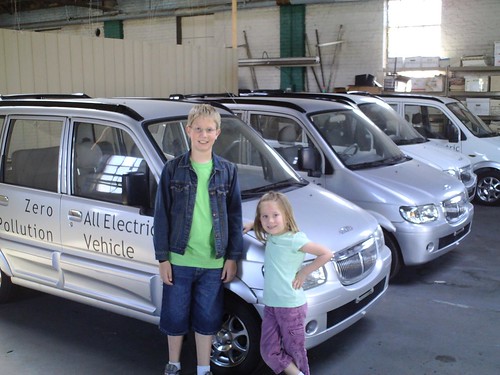 Alexander, Rachel, and the Miles Electric Vehicle