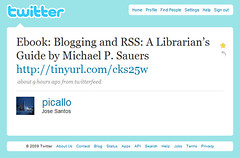 Blogging & RSS via Twitter
