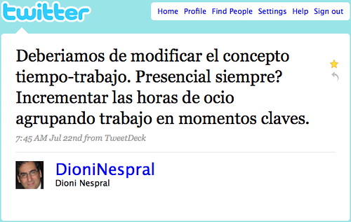 Dioni Nespral en twitter