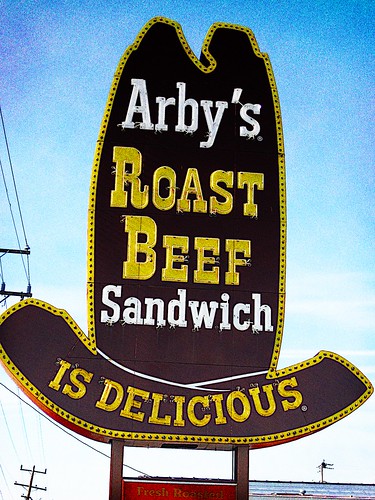 Retro Arbys Sign in Richmond, VA