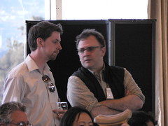 Bernie Hogan and John Kelly at the 2009 Sunbelt INSNA Conference in San Diego