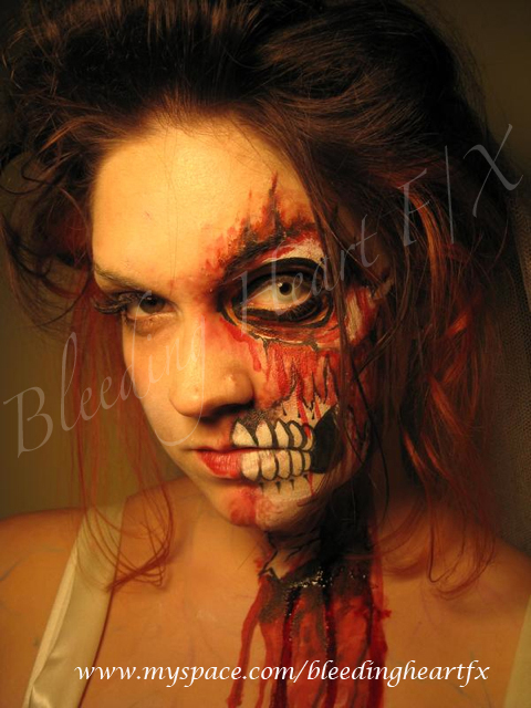 Helloween Body Painting Horror