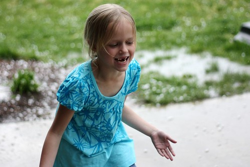 Abby after the Hail