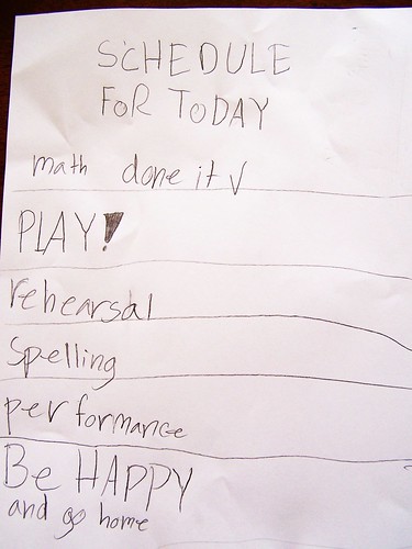 kid to do list, list, Be happy and go home