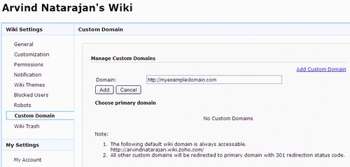 zoho-wiki-custom-domain