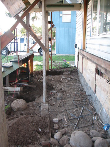 Porch reconstruction