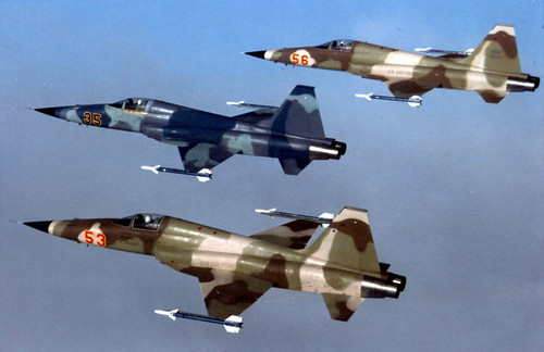 Fighter airplane picture - F-5