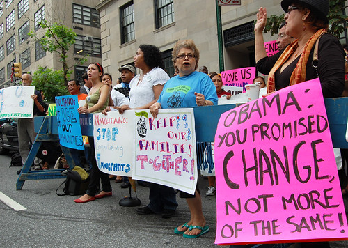 Advocates are getting frustrated with Obamas immigration policies. (Photo: New York Immigration Coalition)