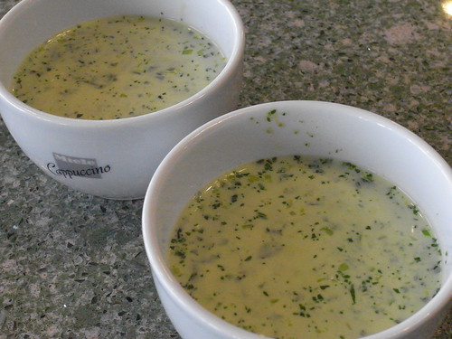 Leek & watercress soup