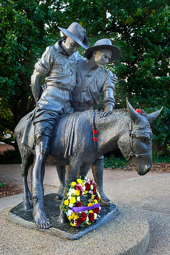 Simpson and his donkey, Canberra, ACT, Australia, Australian War Memorial IMG_8714_Canberra