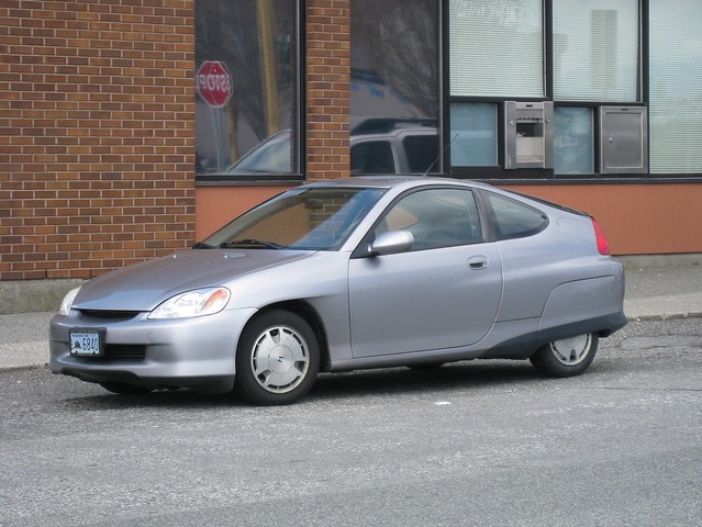 vancouver japanese burnaby suburb twoseater hatchback hastingsstreet hondainsight firstgeneration subcompact hybridelectric