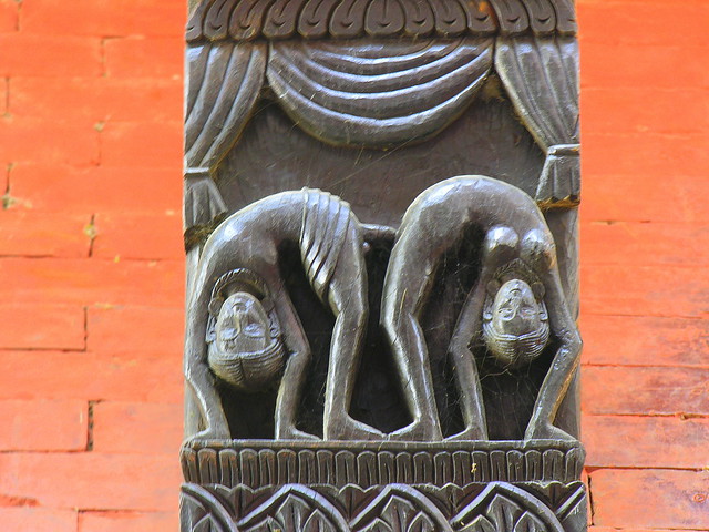 INDIA 0865.VARANASI NEPALI TEMPLE 瓦拉納西 尼泊爾寺