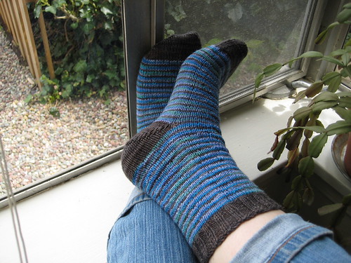 Remnant stripy socks