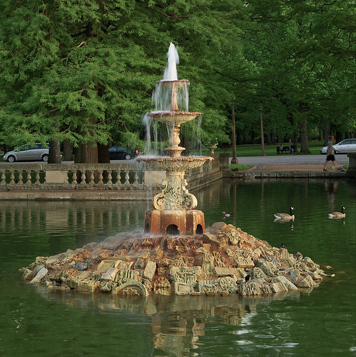Tower Grove Park, in Saint Louis, Missouri, USA - fountain