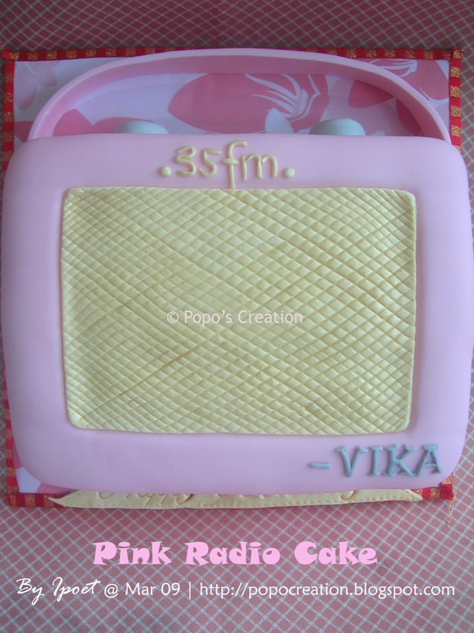 Pink Radio Cake